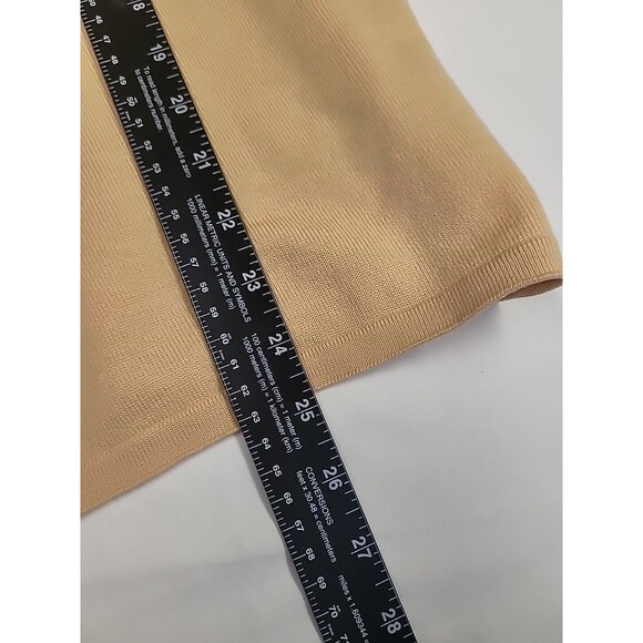 Brooks Brothers 100% Merino Wool Crew Italy Yellow Pull Over Sweater Women Large - Picture 6 of 7